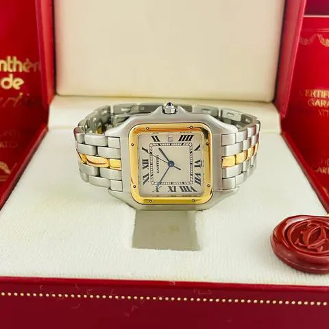 Cartier Panthère 8395 29mm Yellow gold and Stainless steel White