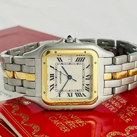 Cartier Panthère 8395 29mm Yellow gold and Stainless steel White 1