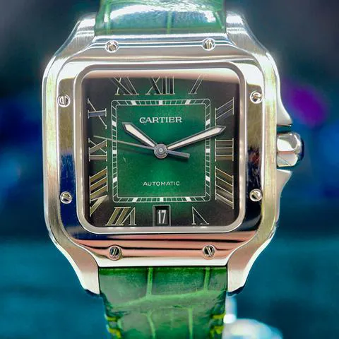 Cartier Santos WSSA0062 40mm Stainless steel Green