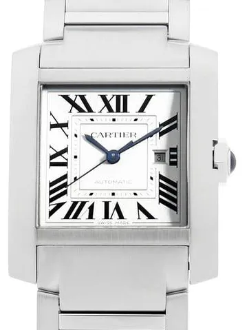 Cartier Tank Française WSTA0067 36.5mm Stainless steel Silver