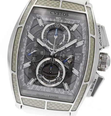 Cvstos CVT-CHR2-CARBON-GREYST 41mm Stainless steel Skeletonized