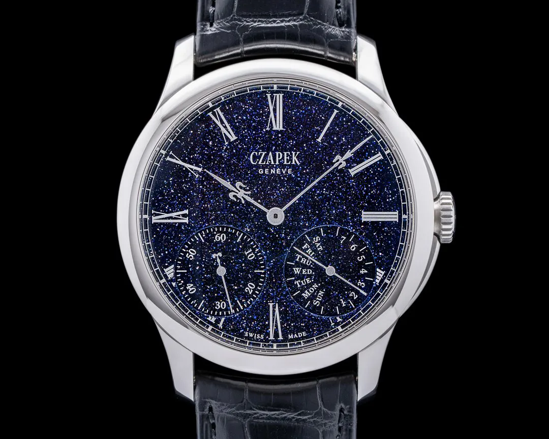 Czapek & Cie Midnight in Geneva 40.5mm Stainless steel Aventurine