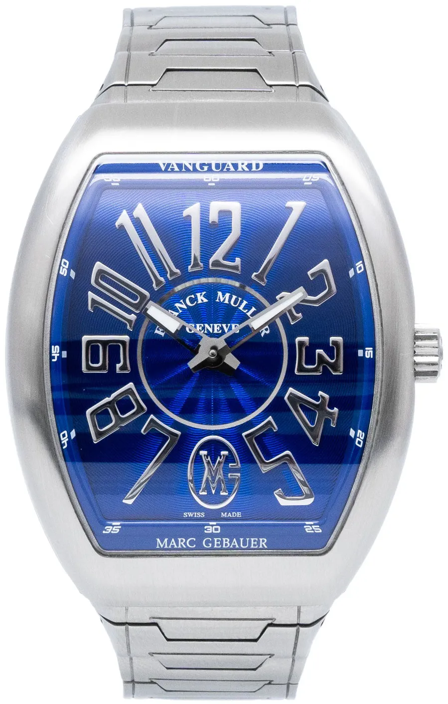 Franck Muller Marc Gebauer Vanguard V41SAT FO REL MG AL.BL 41mm Stainless steel Blue