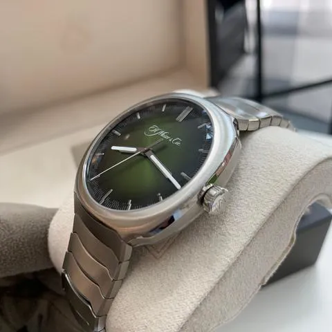 H. Moser & Cie. Streamliner 6200-1200 40mm Stainless steel Green 6