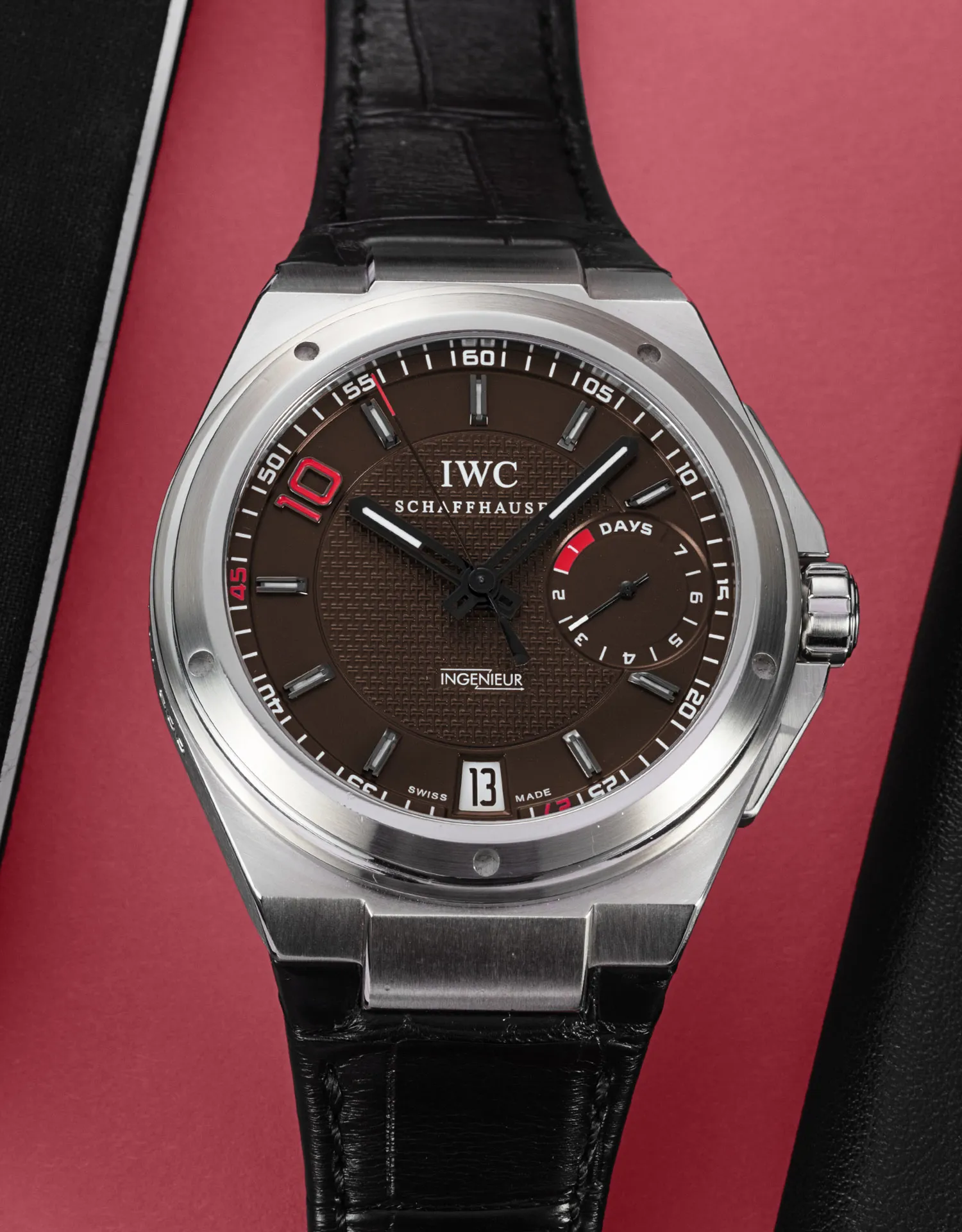 IWC Ingenieur IW500508 46mm Stainless steel Brown