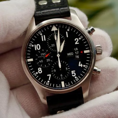 IWC Pilot IW377701 43mm Stainless steel Black