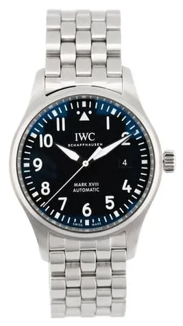 IWC Pilot Mark IW327015 40mm Stainless steel Black