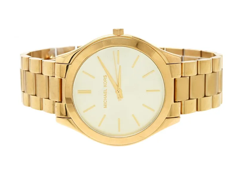 Michael Kors Slim Runway MK3179 42mm Gold-plated