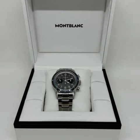 Montblanc 1858 130983 42mm Stainless steel Gray