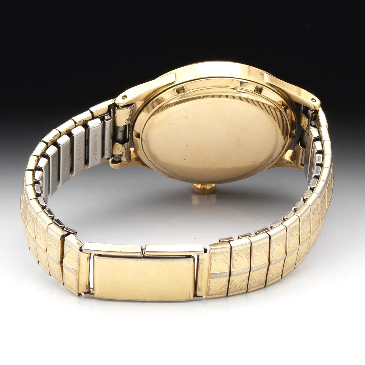 Omega 2584 35mm 14k yellow gold White 3