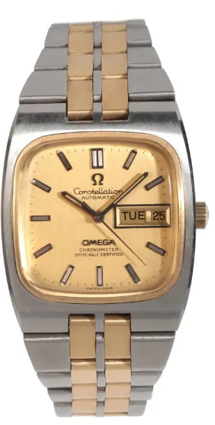 Omega Constellation 34mm Stainless steel and gold Gold