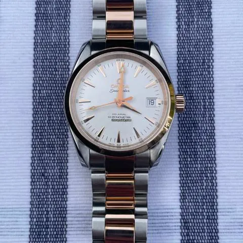 Omega Seamaster Aqua Terra 23043000 36mm Yellow gold and Stainless steel White