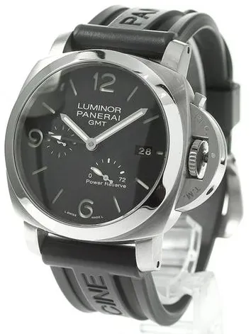 Panerai Luminor 1950 3 Days GMT Power  PAM 00347 45mm Stainless steel Black 1