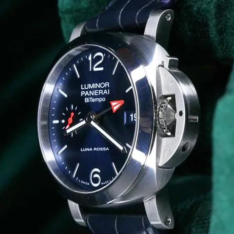 Panerai Luminor PAM01404 40mm Stainless steel Blue 4