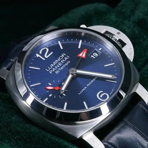 Panerai Luminor PAM01404 40mm Stainless steel Blue 8