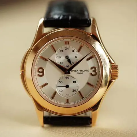 Patek Philippe Calatrava 5134R-011 37mm Rose gold Silver 2