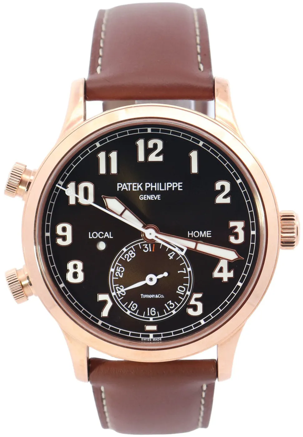 Patek Philippe Calatrava 5524R-001 42mm Rose gold Brown