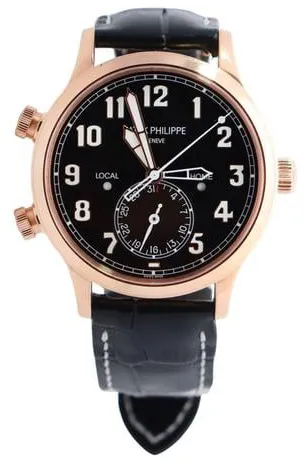 Patek Philippe Calatrava 5524R-001 42mm Rose gold Brown