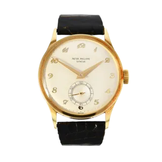 Patek Philippe Grande Calatrava 570J 18ct yellow gold Silver