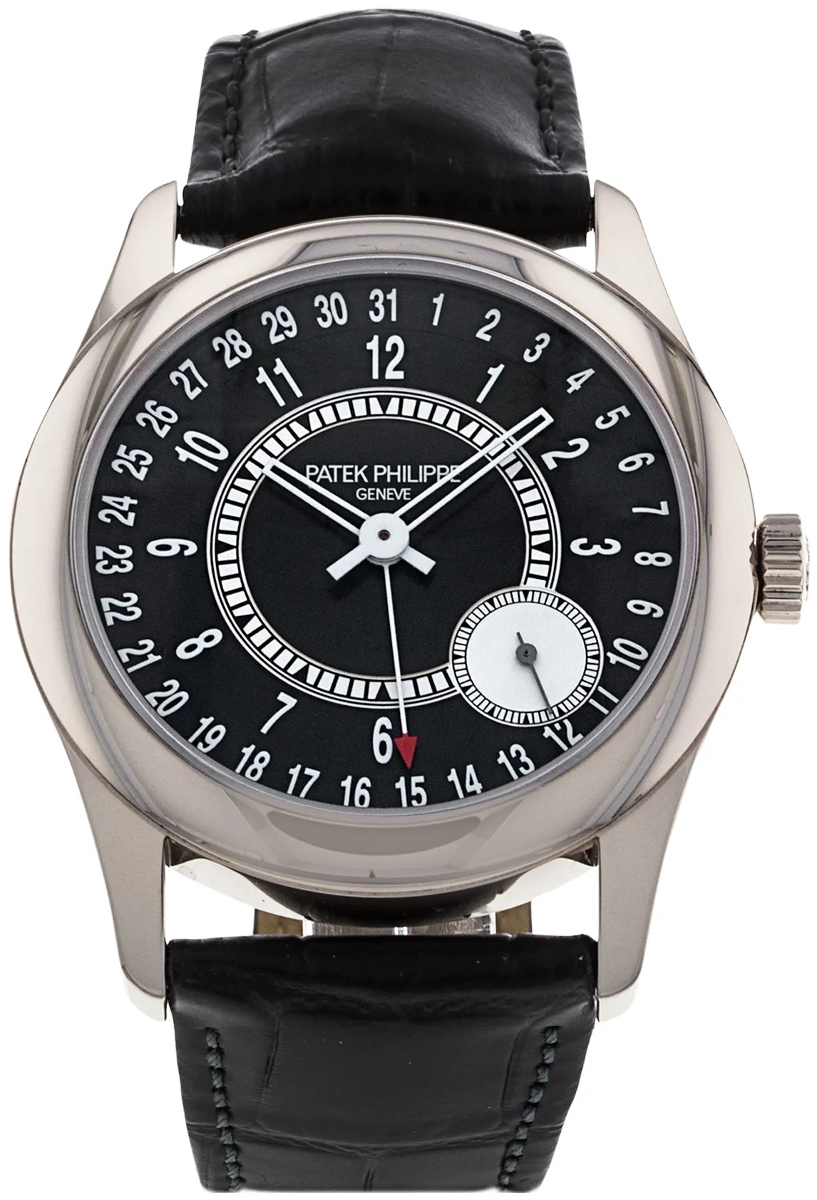 Patek Philippe Calatrava 6006G-001 39mm White gold Black