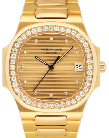 Patek Philippe Nautilus 3900/3 33mm Yellow gold Champagne