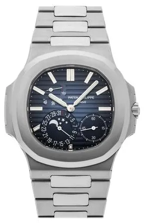 Patek Philippe Nautilus Moonphase 5712/1A-001 40mm Stainless steel Blue