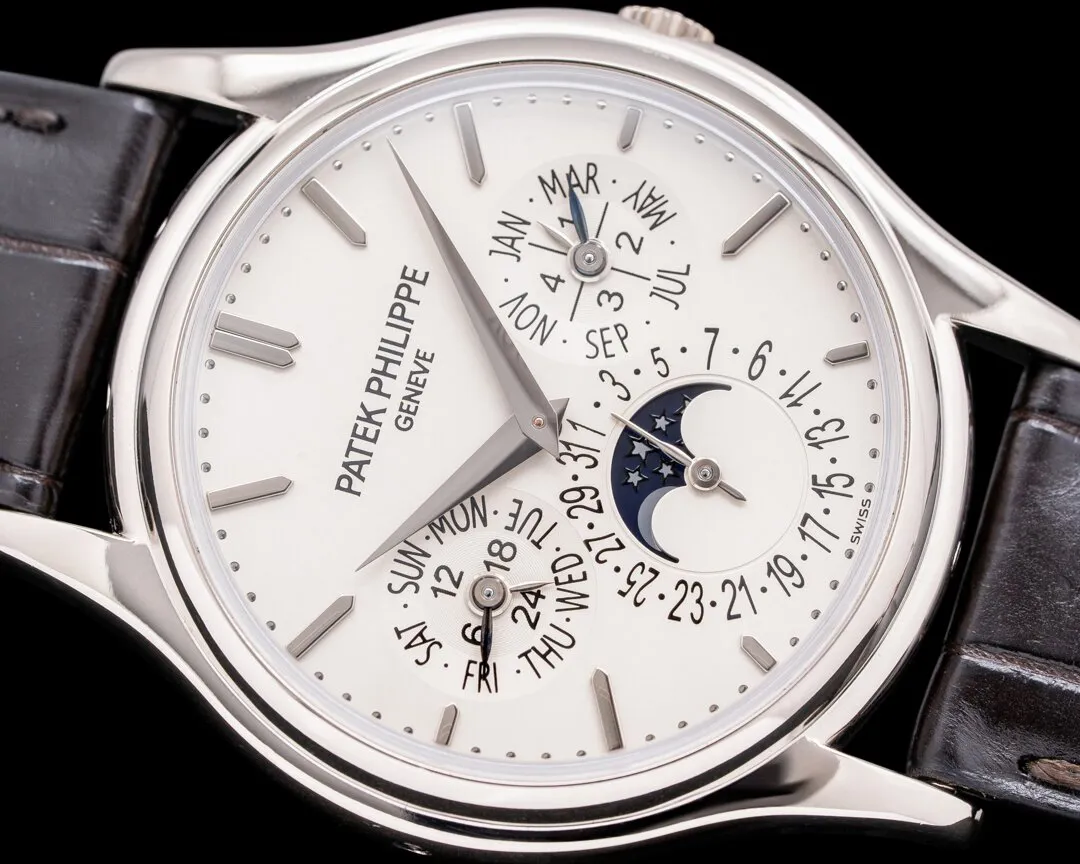 Patek Philippe Perpetual Calendar 5140G-001 37mm White gold Black 1