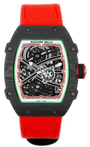 Richard Mille RM 67 RM67-02 38.5mm Carbon fiber Black