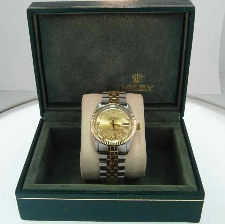 Rolex Datejust 36mm Stainless steel and 14k yellow gold Champagne 1