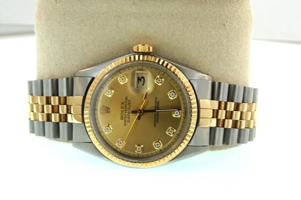 Rolex Datejust 36mm Stainless steel and 14k yellow gold Champagne 3