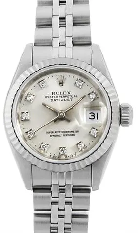 Rolex Datejust 69174G 26mm Yellow gold and Stainless steel Silver