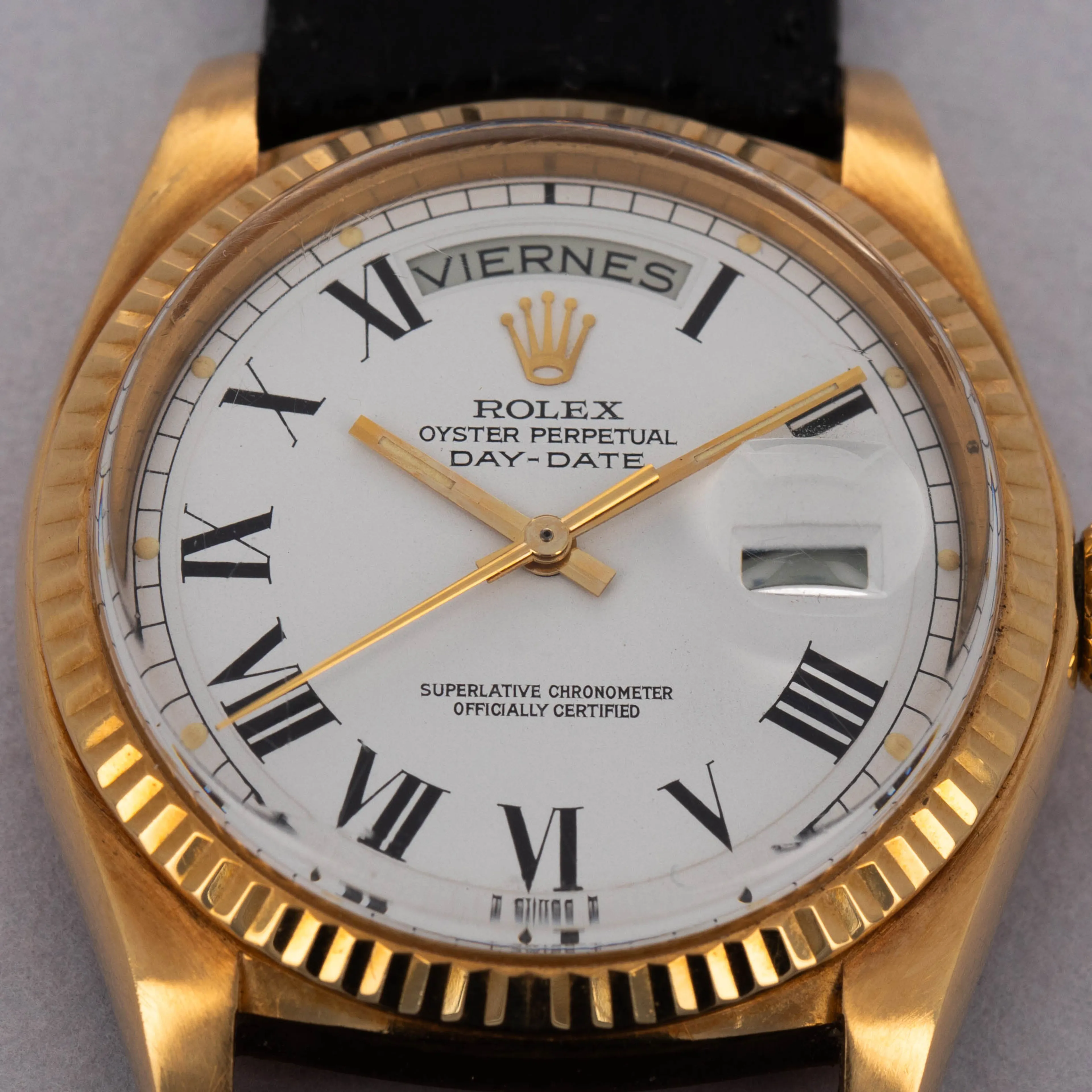 Rolex Day-Date 36 1803 36mm 18k yellow gold White 11