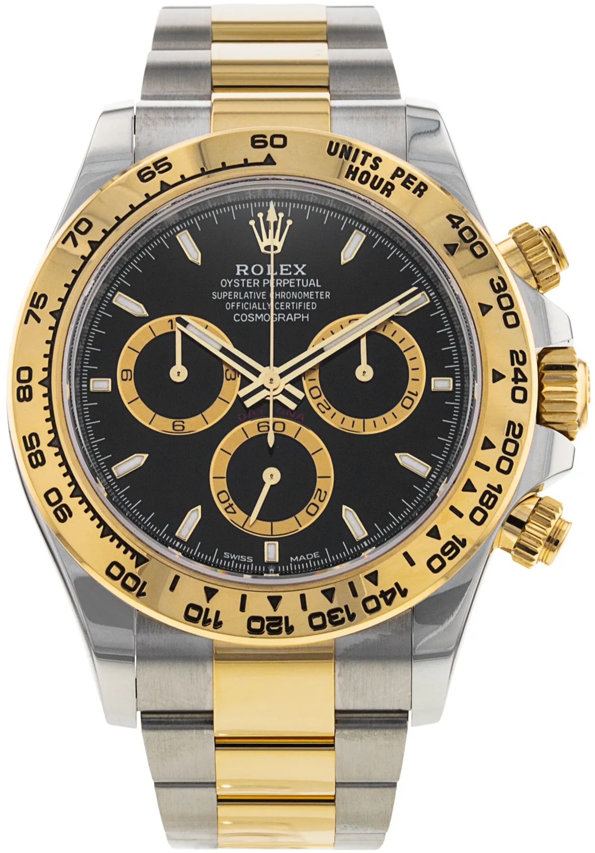 Rolex Daytona 126503 40mm Yellow gold and Stainless steel Black