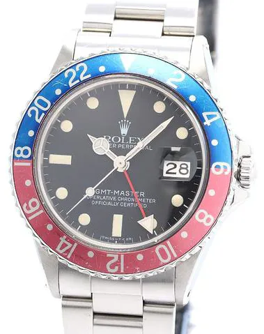 Rolex GMT-Master 16750 Stainless steel Black