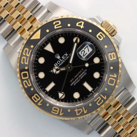 Rolex GMT-Master II 126713GRNR 40mm Yellow gold and Stainless steel Black