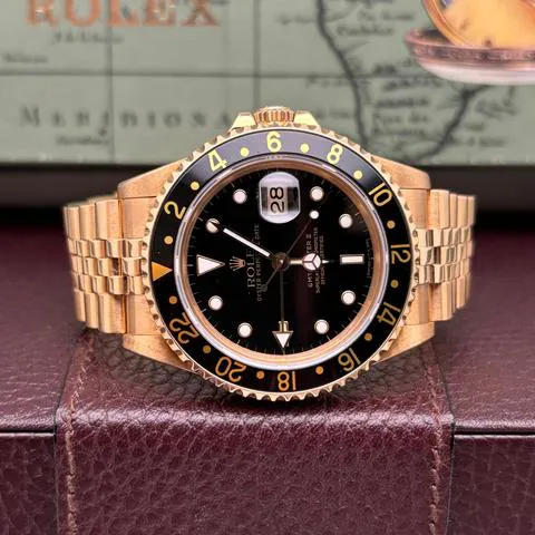 Rolex GMT-Master II 16718 40mm Yellow gold Black