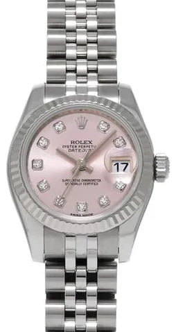 Rolex Lady-Datejust 179174G 26mm Stainless steel Rose