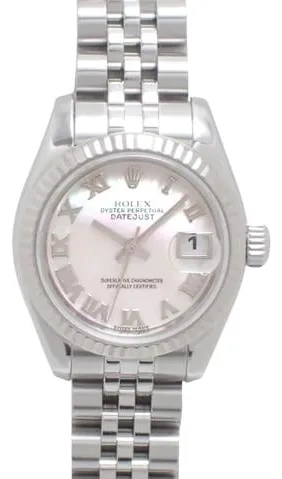 Rolex Lady-Datejust 179174NR 26mm Stainless steel White