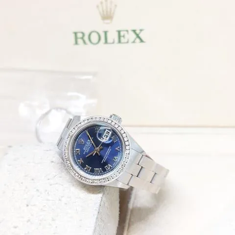 Rolex Lady-Datejust 69174 26mm Stainless steel Blue