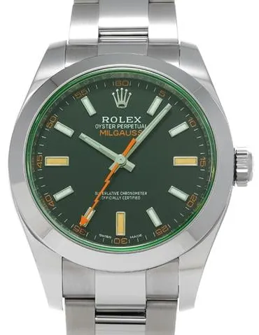 Rolex Milgauss 116400GV 40mm Stainless steel Black