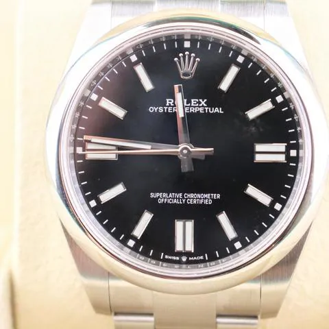 Rolex Oyster Perpetual 41 124300 41mm Stainless steel Black 1