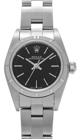 Rolex Oyster Perpetual 76030 24mm Stainless steel Black