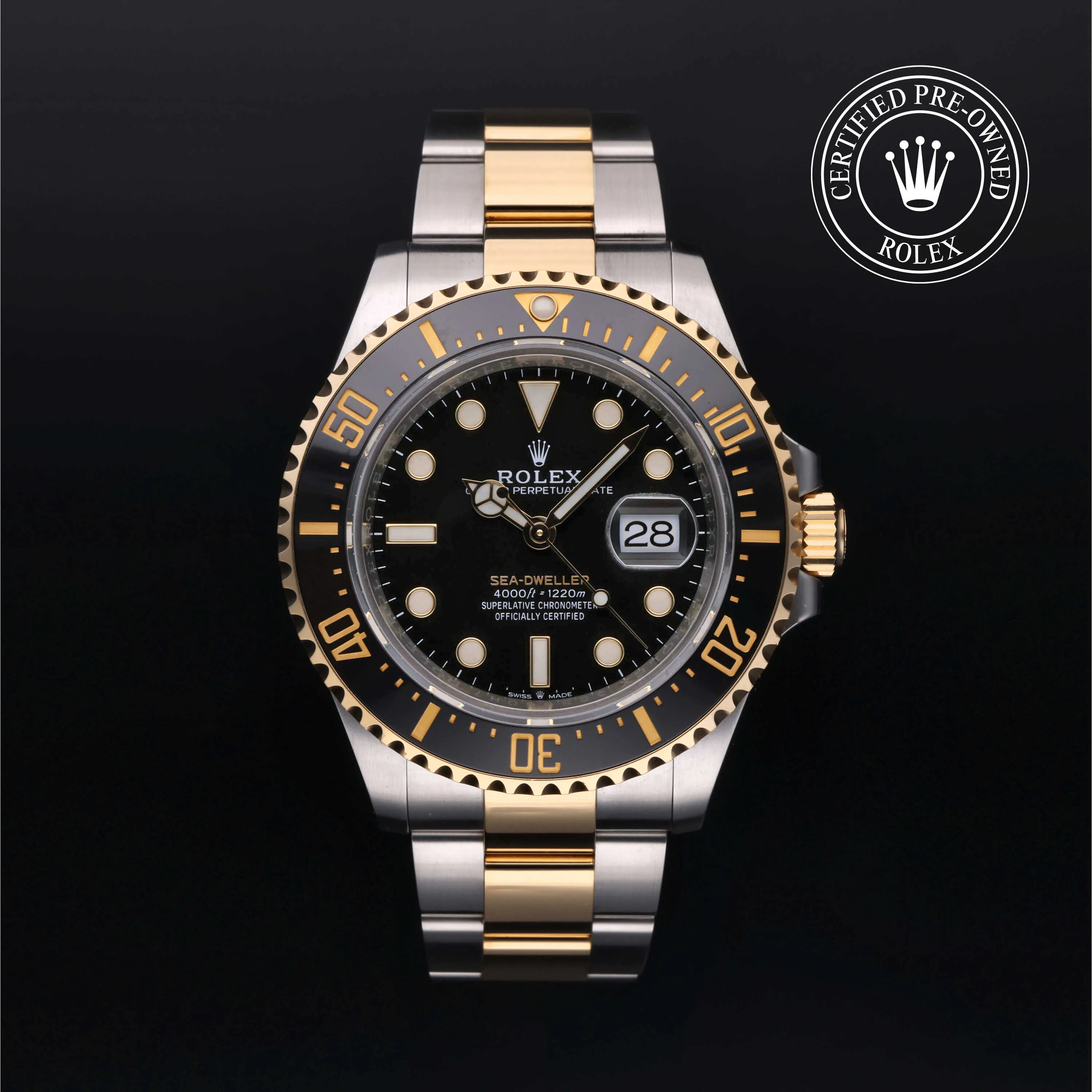 Rolex Sea-Dweller 126603 43mm Yellow gold and Oystersteel Black and dial