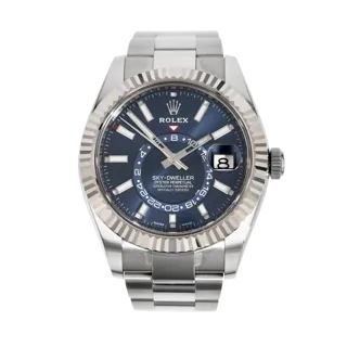 Rolex Sky-Dweller 326934-0003 White gold Blue