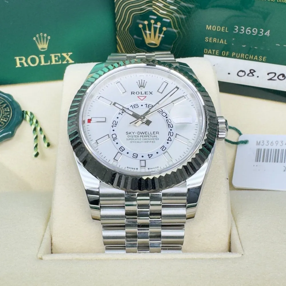 Rolex Sky-Dweller 336934 42mm White gold and Stainless steel 1