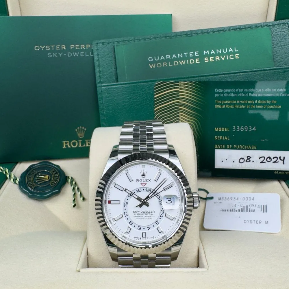 Rolex Sky-Dweller 336934 42mm White gold and Stainless steel 2