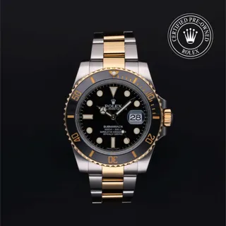 Rolex Submariner 116613LN Yellow gold and Oystersteel Black