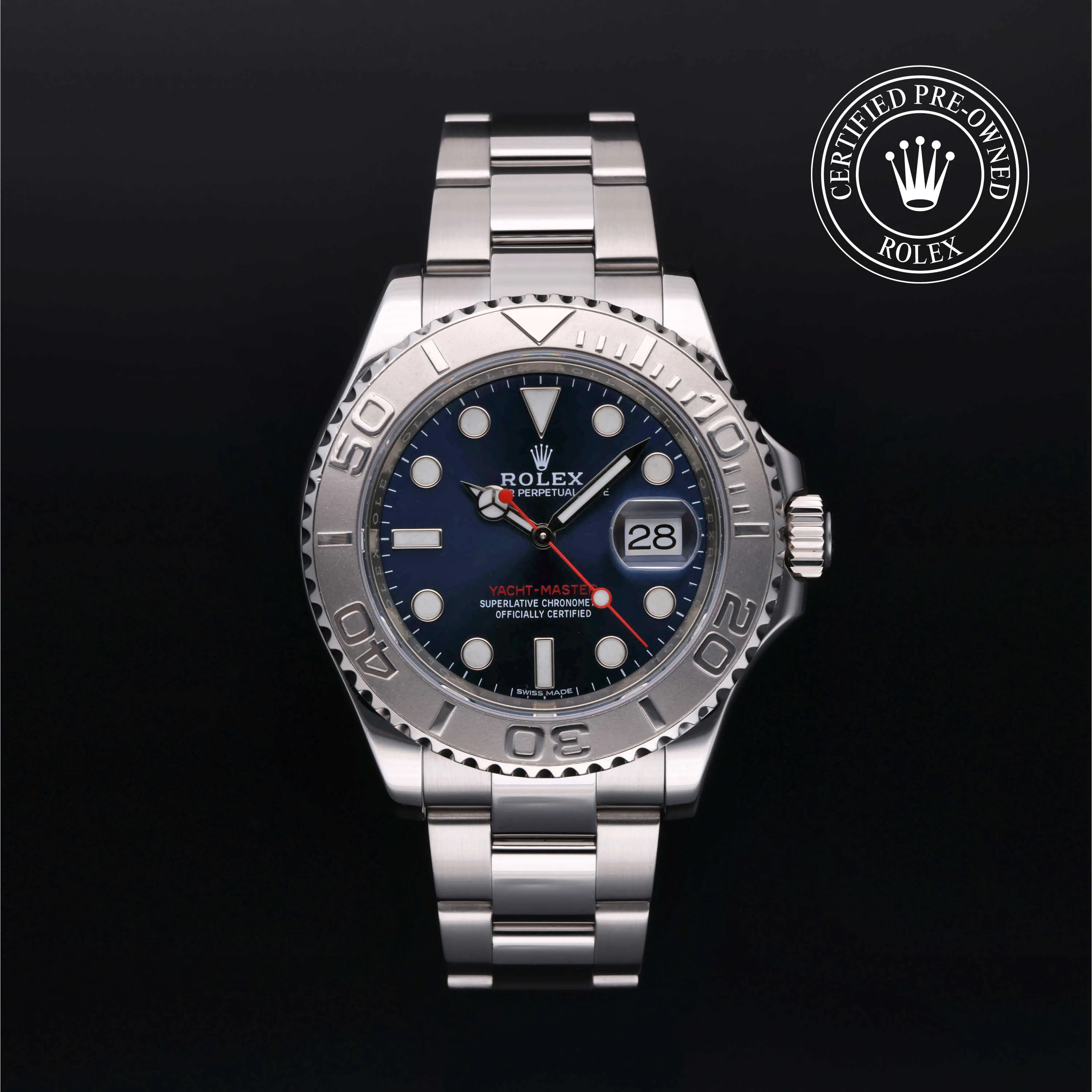 Rolex Yacht-Master 116622 40mm Platinum Blue