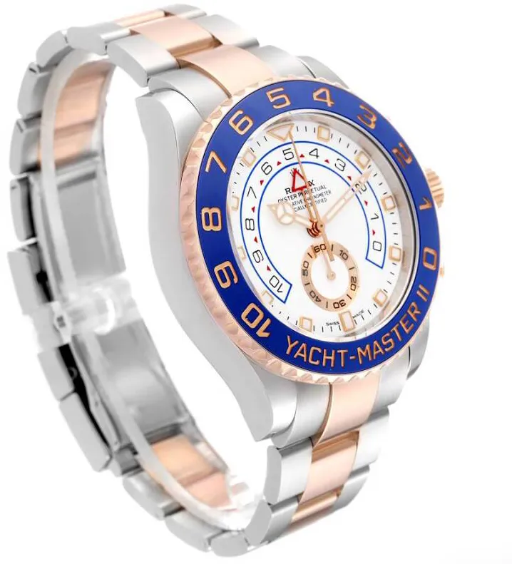 Rolex Yacht-Master II 116681 44mm Rose gold and Stainless steel White 3