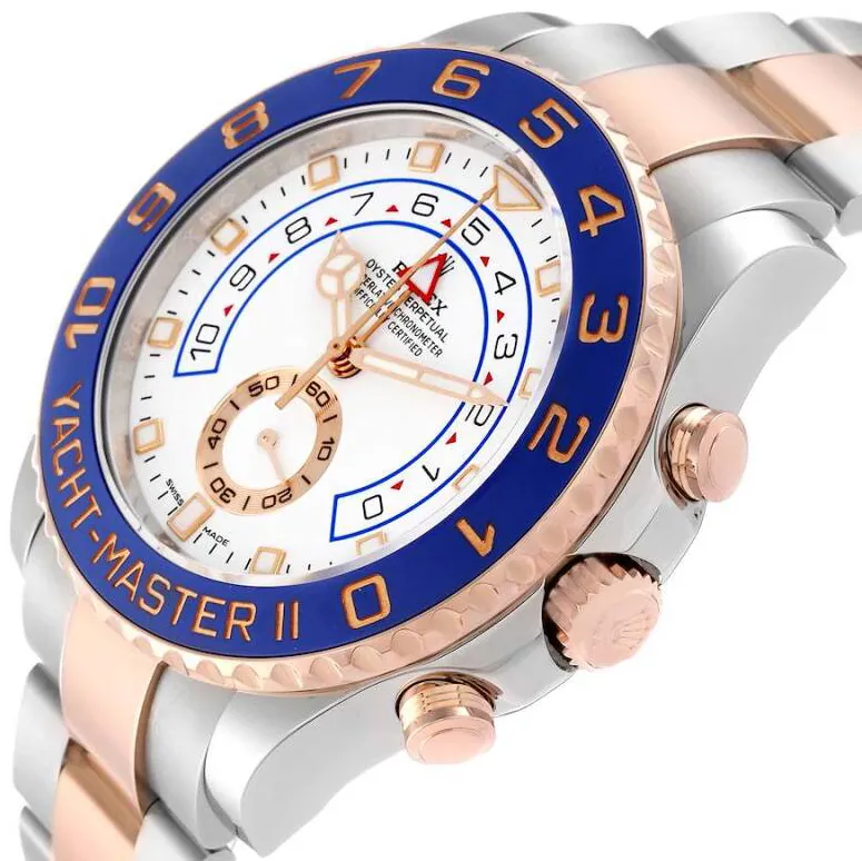 Rolex Yacht-Master II 116681 44mm Rose gold and Stainless steel White 4